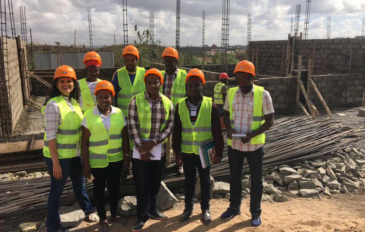 Site inspection visit by Consultants and Amara team